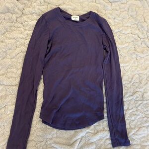 Wilfred Free Ribbed Lavender Top